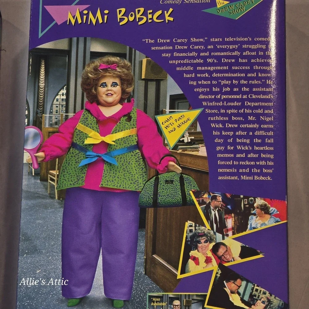 The Drew Carey Show Drew Carey Mimi Bobeck Dolls Action Figures Set Toy 1998 NEW